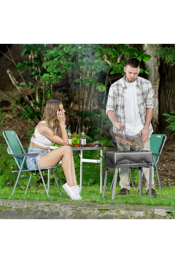 Мангал облегченный с ребрами жесткости 500 х 300 х 500 мм, Camping Palisad