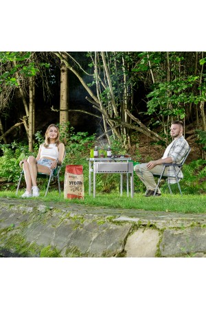 Мангал облегченный с ребрами жесткости 500 х 300 х 500 мм, Россия Camping Palisad