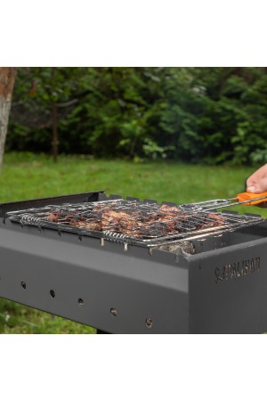 Решетка гриль 350 х 280 мм, универсальная, эластичное плетение, хромированная Camping Palisad