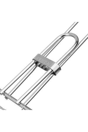 Решетка гриль 350 х 280 мм, универсальная, эластичное плетение, хромированная Camping Palisad