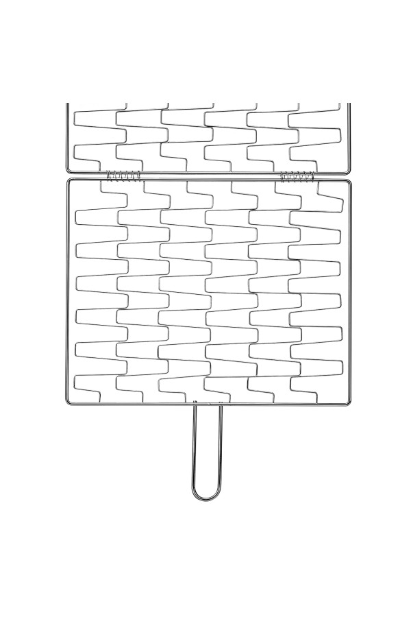 Решетка гриль 350 х 280 мм, универсальная, эластичное плетение, хромированная Camping Palisad