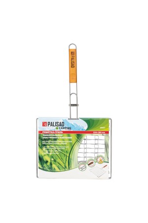 Решетка гриль 350 х 280 мм, универсальная, эластичное плетение, хромированная Camping Palisad