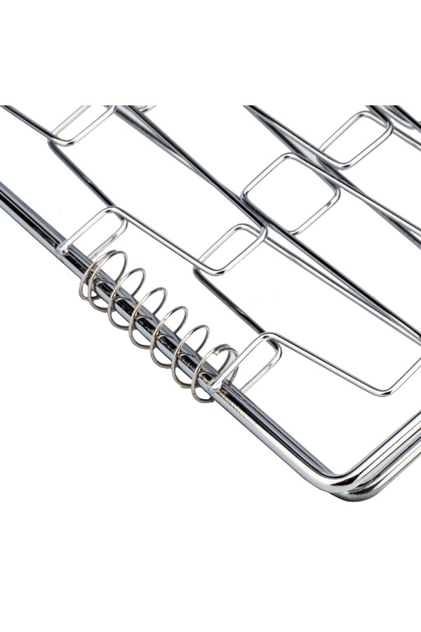 Решетка гриль 350 х 280 мм, универсальная, эластичное плетение, хромированная Camping Palisad