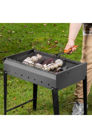 Решетка гриль 260 х 320 х 65 мм, объемная, антипригарное покрытие, Camping Palisad