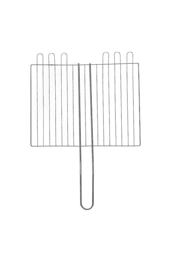 Решетка-гриль 240 х 310 х 55 мм, объемная хромированная Sparta