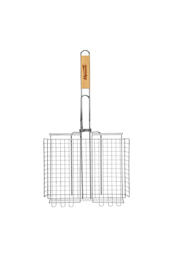 Решетка-гриль 240 х 310 х 55 мм, объемная хромированная Sparta