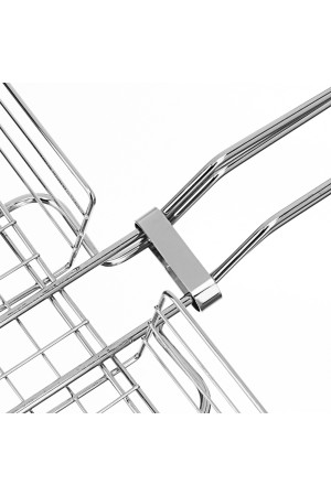 Решетка-гриль 240 х 310 х 55 мм, объемная хромированная Sparta