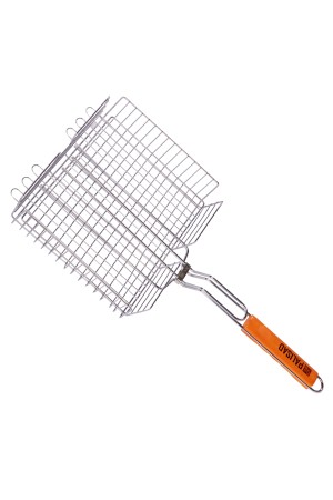 Решетка гриль 260 х 320 х 65 мм. объемная хромированная Camping Palisad