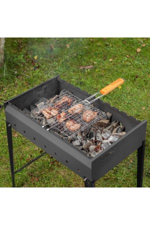 Решетка гриль 270 х 240 мм, хромированная Camping Palisad