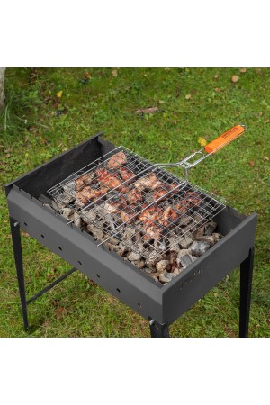 Решетка гриль 300 х 400 мм, хромированная Camping Palisad