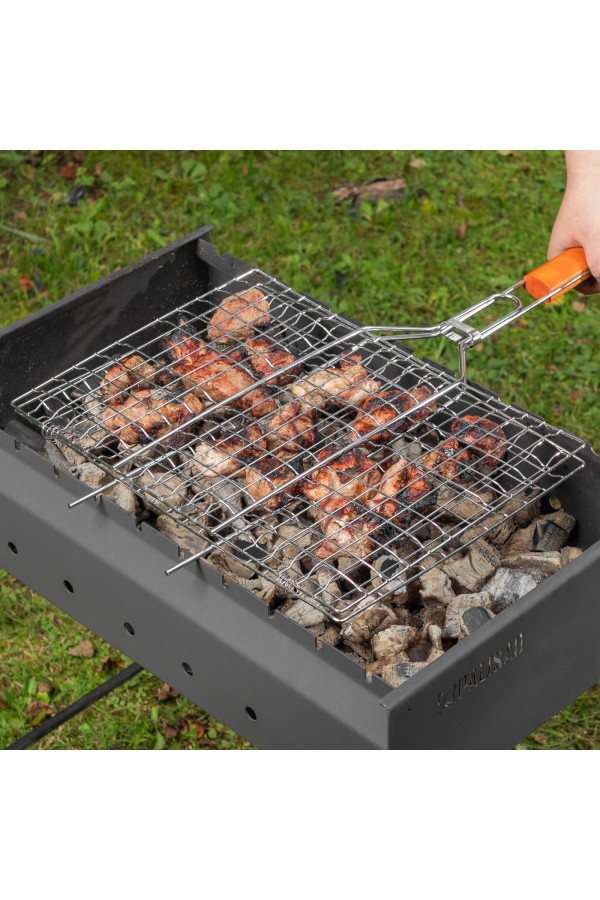 Решетка гриль 300 х 400 мм, хромированная Camping Palisad