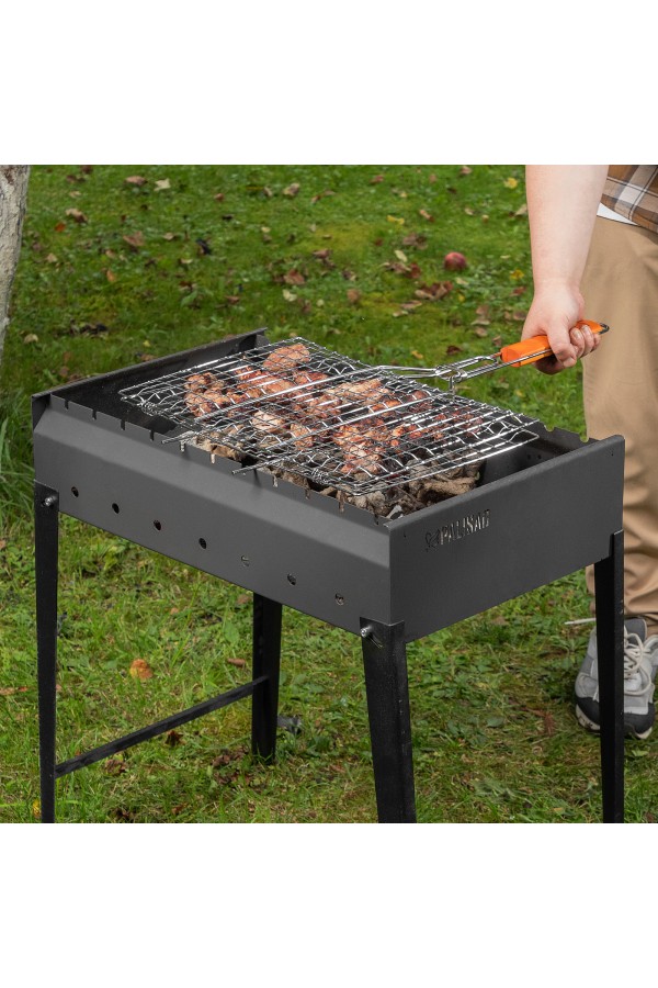 Решетка гриль 300 х 400 мм, хромированная Camping Palisad