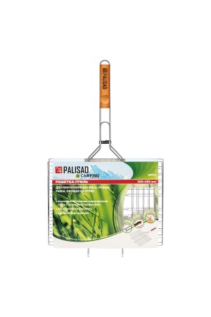 Решетка гриль 300 х 400 мм, хромированная Camping Palisad