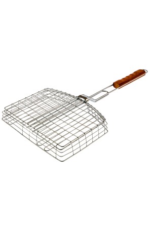 Решетка гриль 305 х 235 х 55 мм, объемная, хромированная Camping Palisad