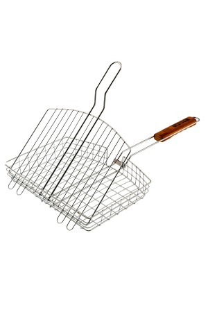 Решетка гриль 305 х 235 х 55 мм, объемная, хромированная Camping Palisad