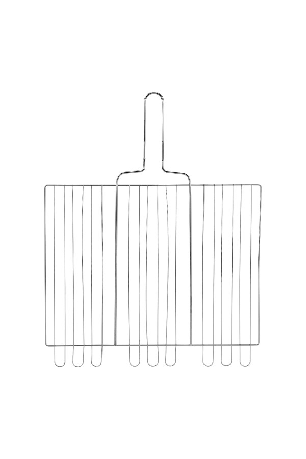 Решетка-гриль 300 х 400 х 65 мм, объемная, хромированная Sparta