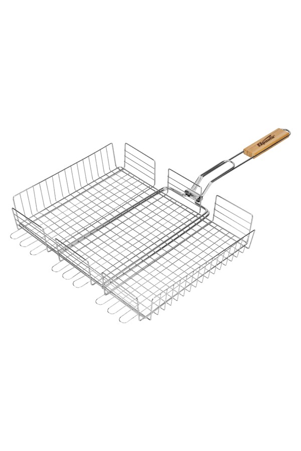 Решетка-гриль 300 х 400 х 65 мм, объемная, хромированная Sparta