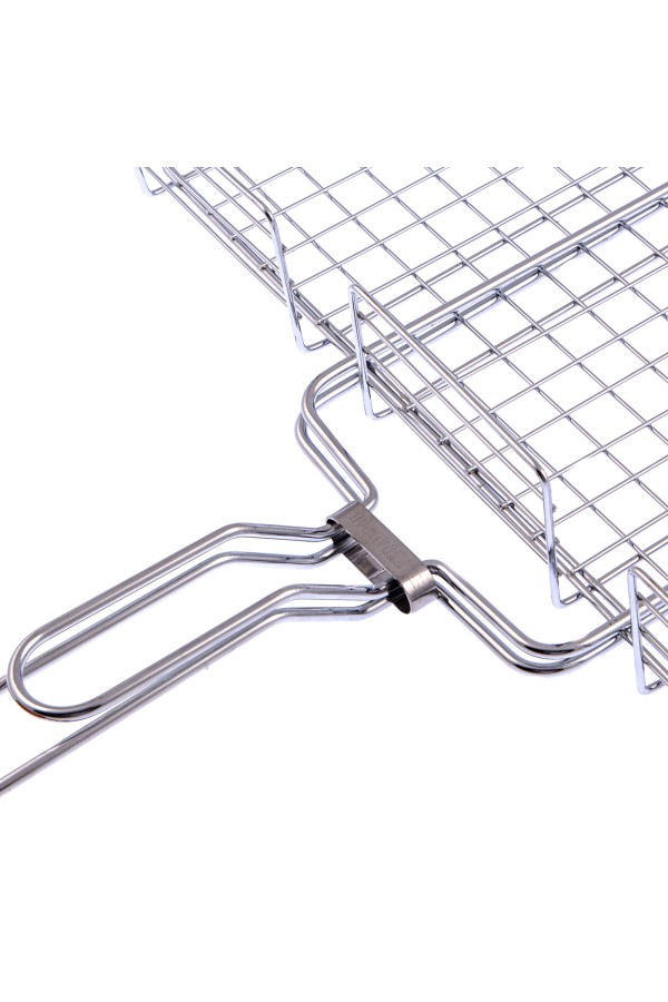 Решетка гриль 315 х 410 х 70 мм, объемная, хромированная Camping Palisad