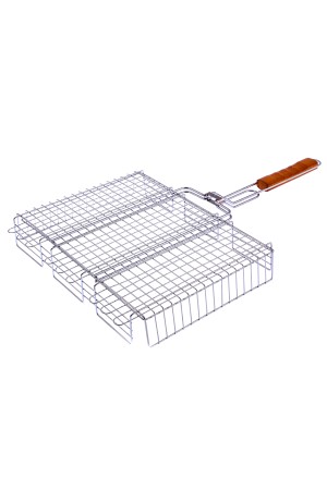 Решетка гриль 315 х 410 х 70 мм, объемная, хромированная Camping Palisad