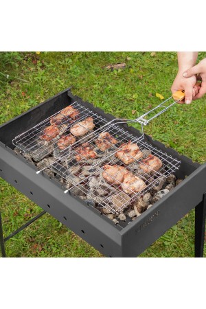 Решетка-гриль 260 х 450 мм, хромированная Sparta