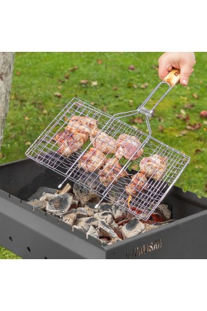 Решетка-гриль 220 х 340 мм, хромированная Sparta