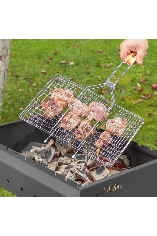 Решетка-гриль 220 х 340 мм, хромированная Sparta