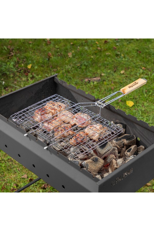 Решетка-гриль 220 х 340 мм, хромированная Sparta