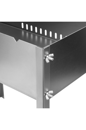 Мангал на барашках 500 х 305 х 500 мм, сталь 1.2 мм, Россия Camping Palisad