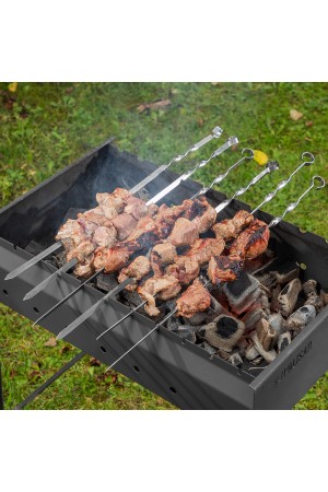 Шампуры с чехлом 60 см, 6 шт, Camping Palisad