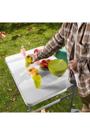 Стол складной алюм, столешница МДФ, 900 x 600 x 300/700 мм, Camping Palisad