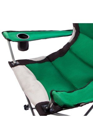 Кресло складное с подлокотниками и подстаканником, 60 х 60 х 110/92 см, Camping Palisad