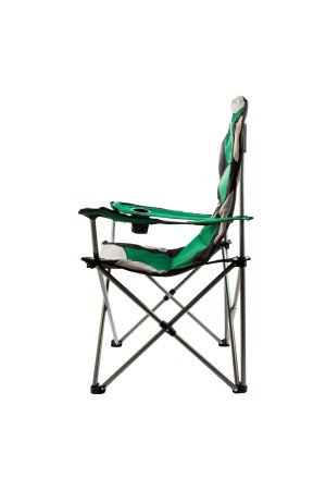 Кресло складное с подлокотниками и подстаканником, 60 х 60 х 110/92 см, Camping Palisad