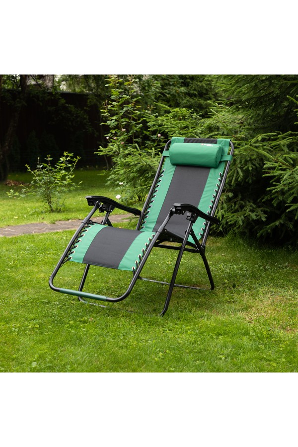 Кресло-шезлонг складное, многопозиционное 160 х 63.5 х 109 cм Camping Palisad