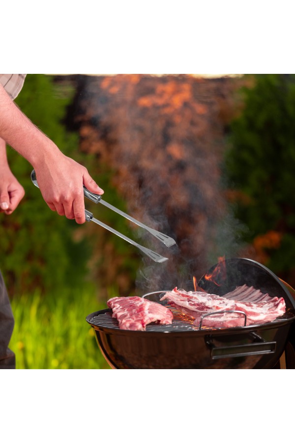 Щипцы для барбекю 37 см, нержавеющая сталь Camping Palisad