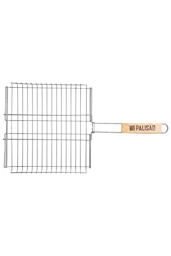 Решетка-гриль 340х340х60 мм, объемная, нержавеющая сталь, Camping Palisad