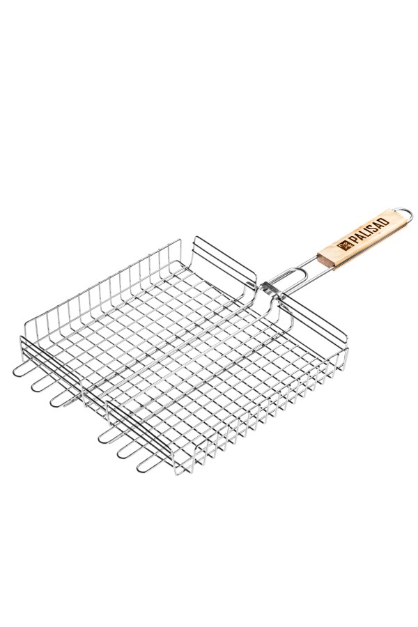 Решетка-гриль 340х340х60 мм, объемная, нержавеющая сталь, Camping Palisad