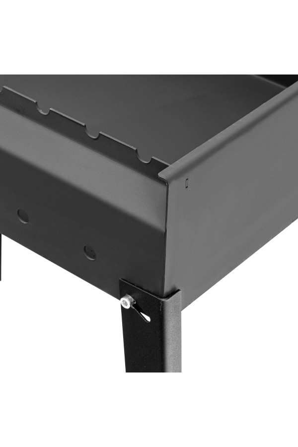 Мангал сварной, 605 х 375 х 138/640 мм, сталь 2 мм, Camping Palisad