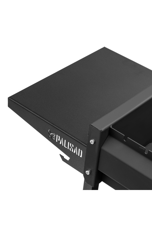 Мангал сварной на колесах, 662 х 390 х 152/805 мм, сталь 2 мм, кочерга в комплекте, Camping Palisad