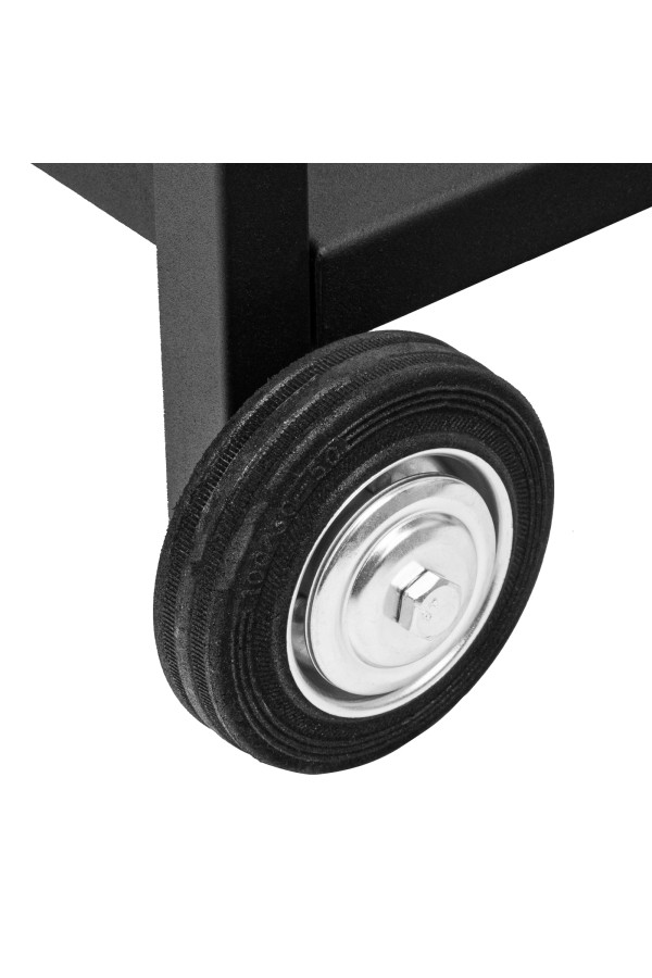 Мангал сварной на колесах, 662 х 390 х 152/805 мм, сталь 2 мм, кочерга в комплекте, Camping Palisad