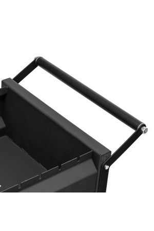 Мангал сварной на колесах, 662 х 390 х 152/805 мм, сталь 2 мм, кочерга в комплекте, Camping Palisad