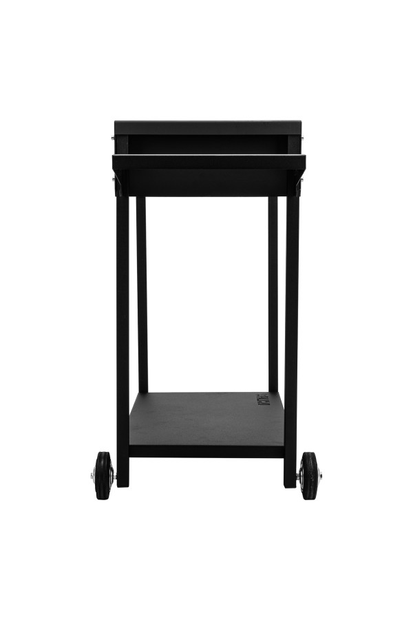 Мангал сварной на колесах, 662 х 390 х 152/805 мм, сталь 2 мм, кочерга в комплекте, Camping Palisad