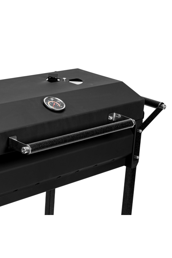 Мангал сварной на колесах, 662 х 390 х 152/805 мм, сталь 2 мм, кочерга в комплекте, Camping Palisad