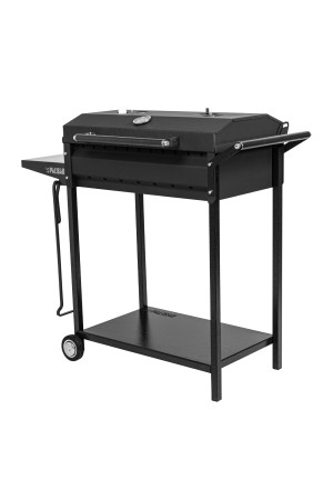 Мангал сварной на колесах, 662 х 390 х 152/805 мм, сталь 2 мм, кочерга в комплекте, Camping Palisad