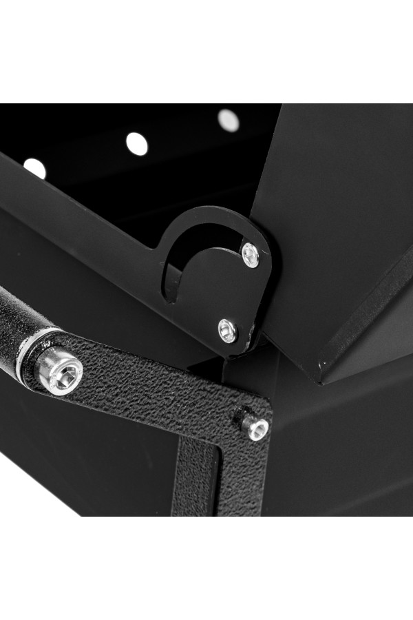 Мангал сварной на колесах, 662 х 390 х 152/805 мм, сталь 2 мм, кочерга в комплекте, Camping Palisad