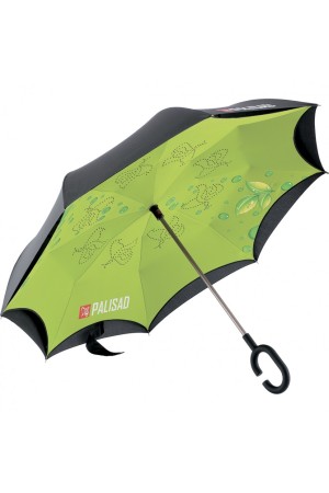 Зонт-трость обратного сложения, эргономичная рукоятка с покрытием Soft ToucH Palisad