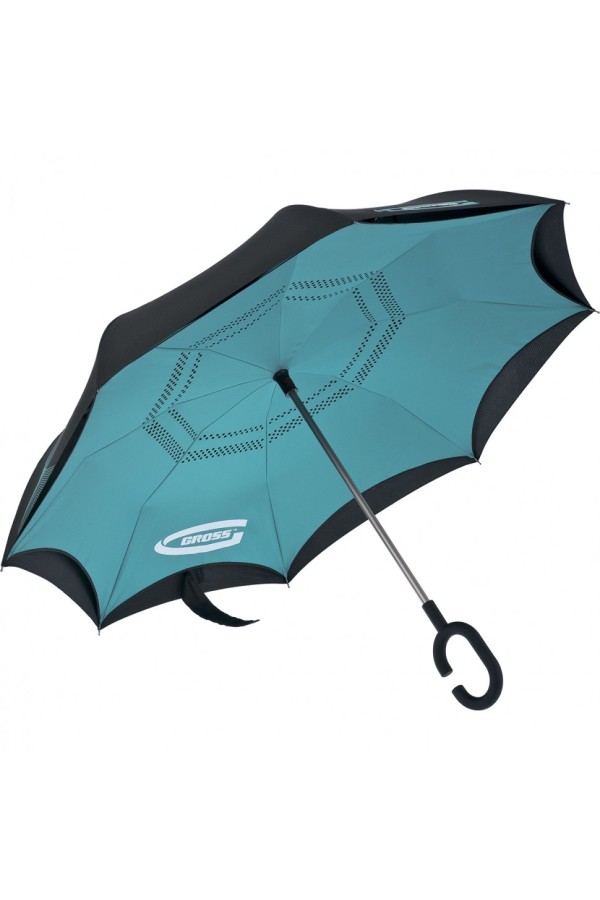 Зонт-трость обратного сложения, эргономичная рукоятка с покрытием Soft ToucH Gross