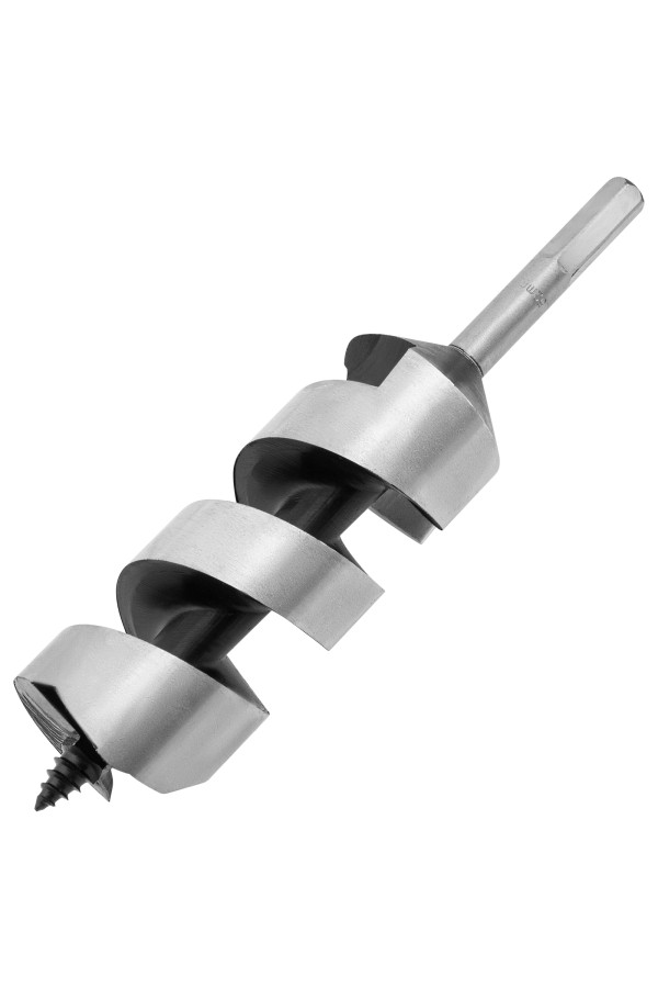 Сверло по дереву шнековое, 52 х 230 мм, шестигранный хвостовик Matrix