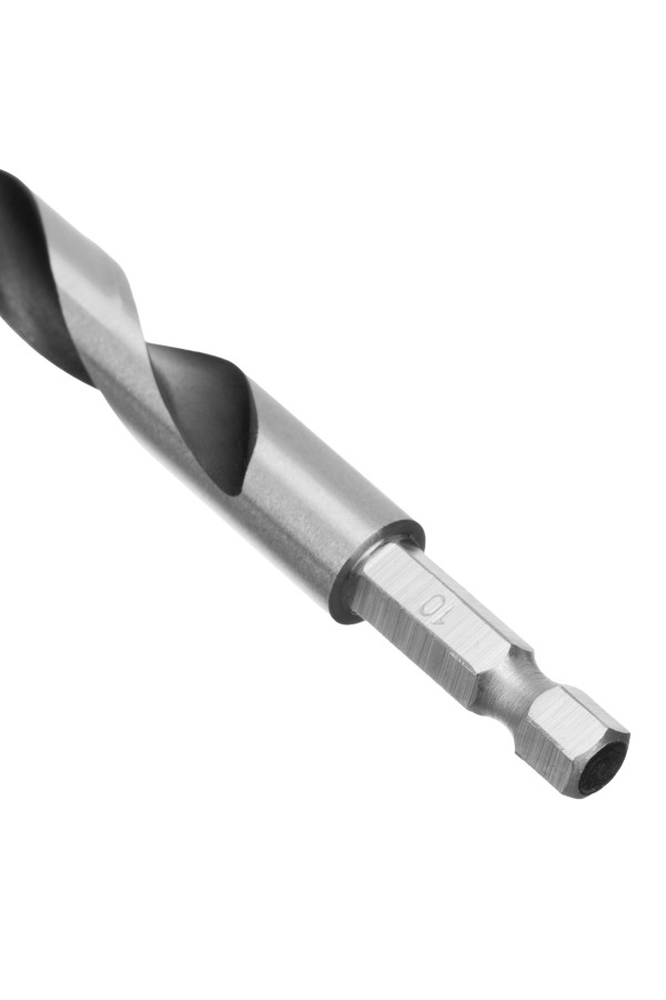 Набор сверл по дереву, 4-5-6-8-10 мм, 5 шт, шестигранный хвостовик, пластиковый кейс, Matrix