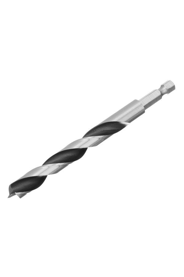 Набор сверл по дереву, 4-5-6-8-10 мм, 5 шт, шестигранный хвостовик, пластиковый кейс, Matrix