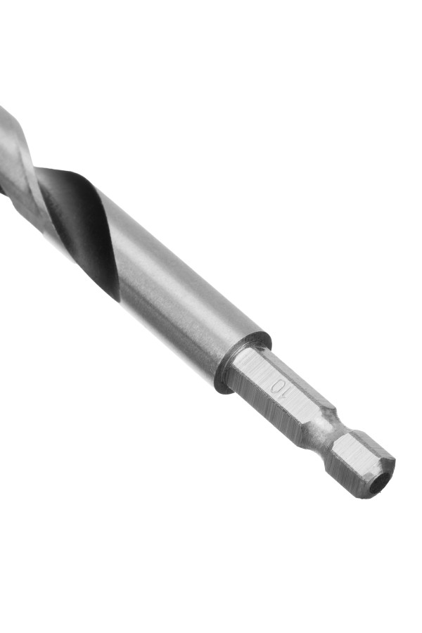 Набор сверл по дереву, 3-4-5-6-7-8-9-10 мм, 8 шт, шестигранный хвостовик, пластиковый кейс, Matrix